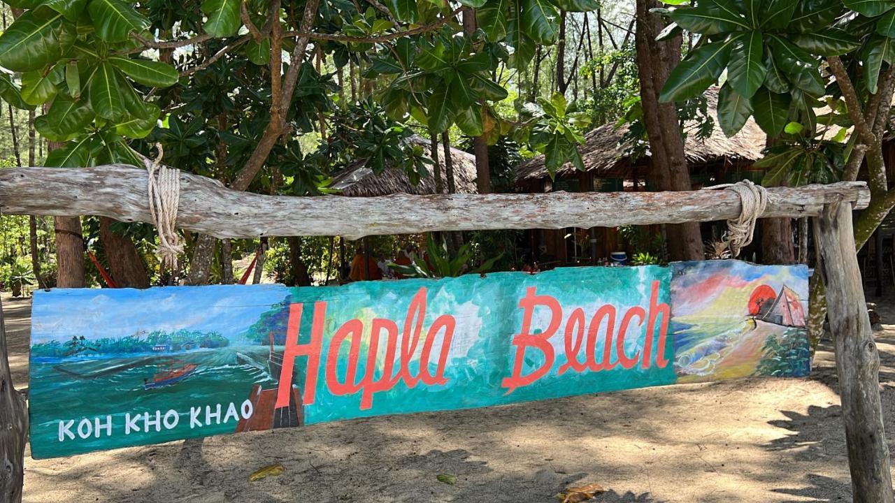 Hapla Beach Cottage Koh Kho Khao Island Exterior photo